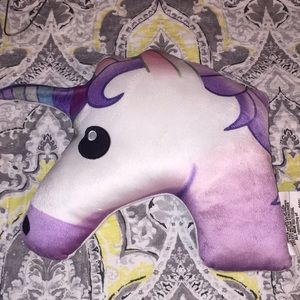 Unicorn 🦄emoji pillow NWT
